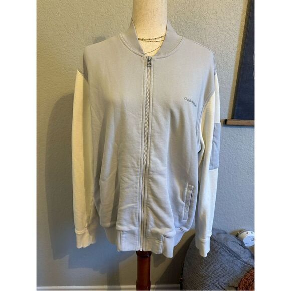 Outdoor Voices Full Zip Long Sleeve Colorblock Varsity Jacket Size XL - Picture 2 of 10